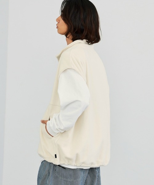 Lee（リー）の「フリース フルジップベスト（ベスト・メンズ・ホワイト/ブラック・SMALL/MEDIUM/LARGE）」の6枚目の写真