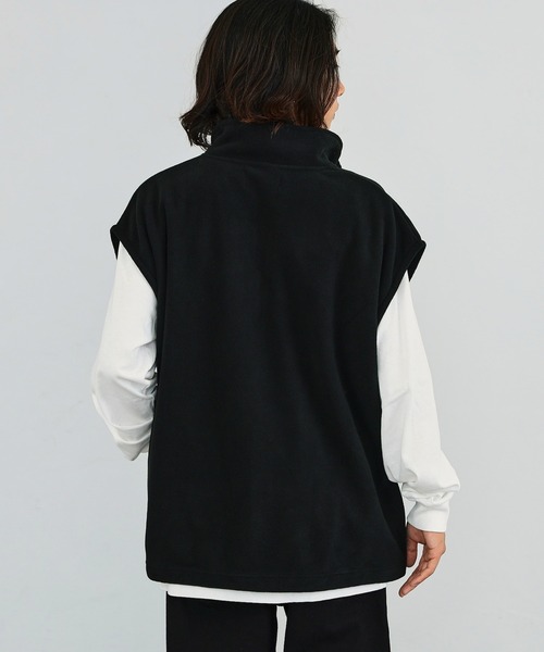 Lee（リー）の「フリース フルジップベスト（ベスト・メンズ・ホワイト/ブラック・SMALL/MEDIUM/LARGE）」の22枚目の写真