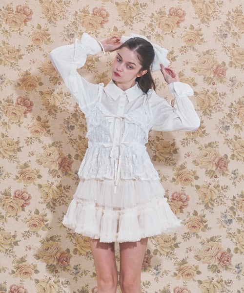litmus リボンビスチェ　ホワイト MARY QUANT ONLINE SHOP｜マリークヮントオンラインショップ