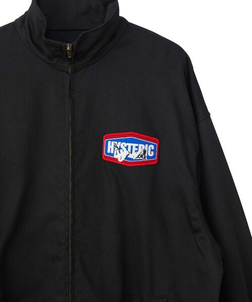 HYSTERIC GLAMOUR(ヒステリックグラマー)の「FLAME PATTERNアップリケ スタンドカラージャケット(その他アウター・レディース・ブラック・FREE)」の3枚目の写真