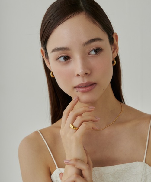 ciite' surgical stainless(シーテサージカルステンレス)の「【 金属アレルギー対応 】 モチーフリング サージカルステンレス(リング・レディース・ゴールド/シルバー・11号/9号)」の11枚目の写真