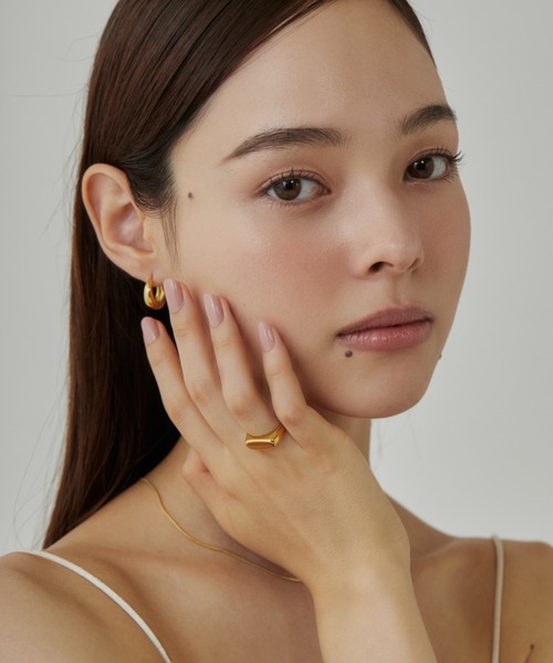 ciite' surgical stainless(シーテサージカルステンレス)の「【 金属アレルギー対応 】 モチーフリング サージカルステンレス(リング・レディース・ゴールド/シルバー・11号/9号)」の10枚目の写真