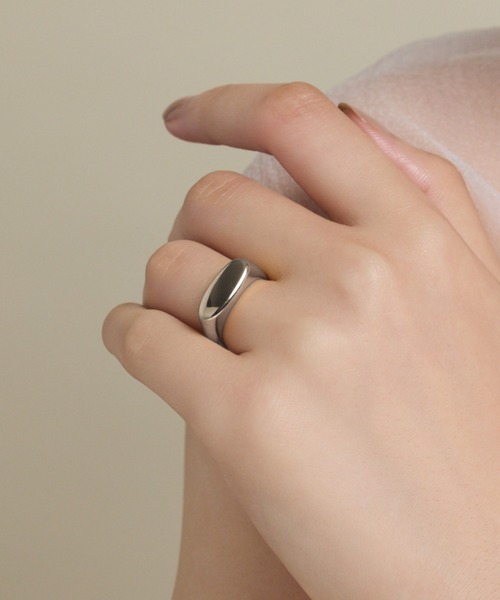 ciite' surgical stainless(シーテサージカルステンレス)の「【 金属アレルギー対応 】 モチーフリング サージカルステンレス(リング・レディース・ゴールド/シルバー・11号/9号)」の12枚目の写真
