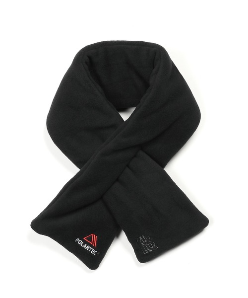 The DUFFER of ST.GEORGE(ザダファーオブセントジョージ)の「〔BLACK LABEL〕POLARTEC "CLASSIC200" MUFFLAR:ポーラテック マフラー(マフラー・メンズ・チャコールグレー/ブラック・F)」の6枚目の写真