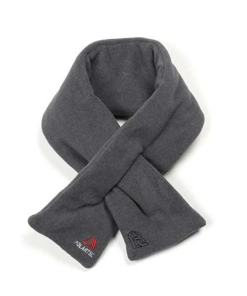 The DUFFER of ST.GEORGE(ザダファーオブセントジョージ)の「〔BLACK LABEL〕POLARTEC "CLASSIC200" MUFFLAR:ポーラテック マフラー(マフラー・メンズ・チャコールグレー/ブラック・F)」の3枚目の写真