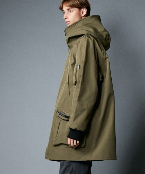 rehacer : 3layer Military Hooted Coat/ ３レイヤー ミリタリーフーテッドコート