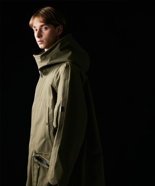 rehacer : 3layer Military Hooted Coat/ ３レイヤー ミリタリーフーテッドコート