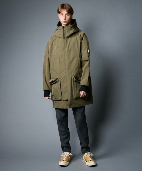 rehacer : 3layer Military Hooted Coat/ ３レイヤー ミリタリーフーテッドコート