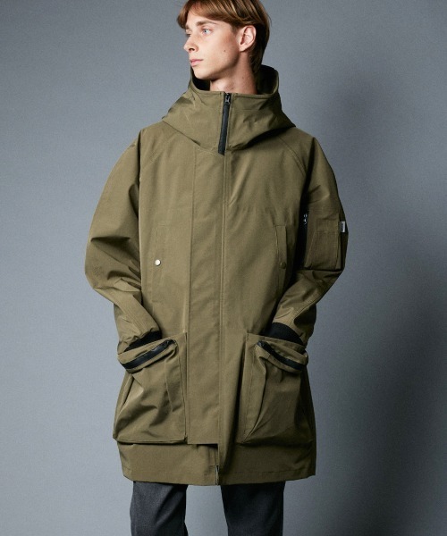 rehacer : 3layer Military Hooted Coat/ ３レイヤー ミリタリーフーテッドコート