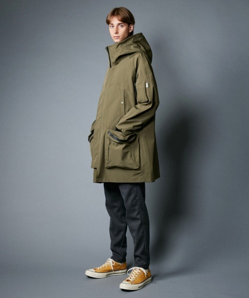 rehacer : 3layer Military Hooted Coat/ ３レイヤー ミリタリーフーテッドコート