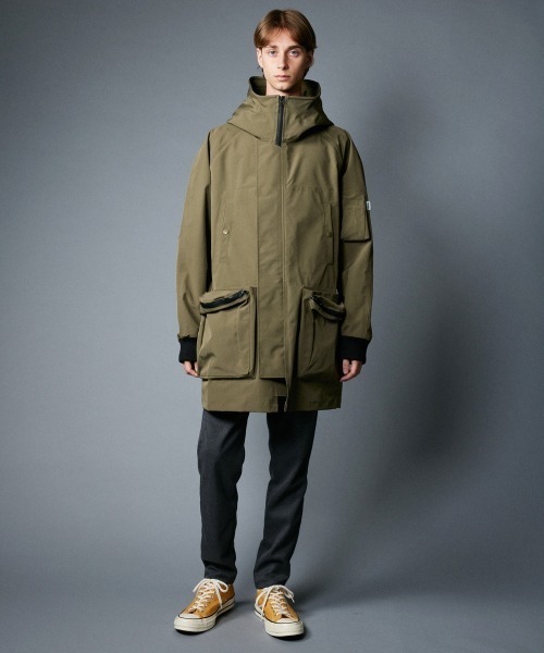 rehacer : 3layer Military Hooted Coat/ ３レイヤー ミリタリーフーテッドコート