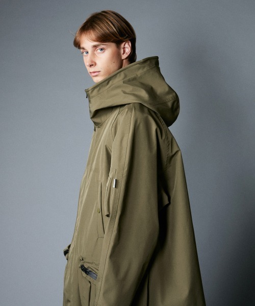 rehacer : 3layer Military Hooted Coat/ ３レイヤー ミリタリーフーテッドコート