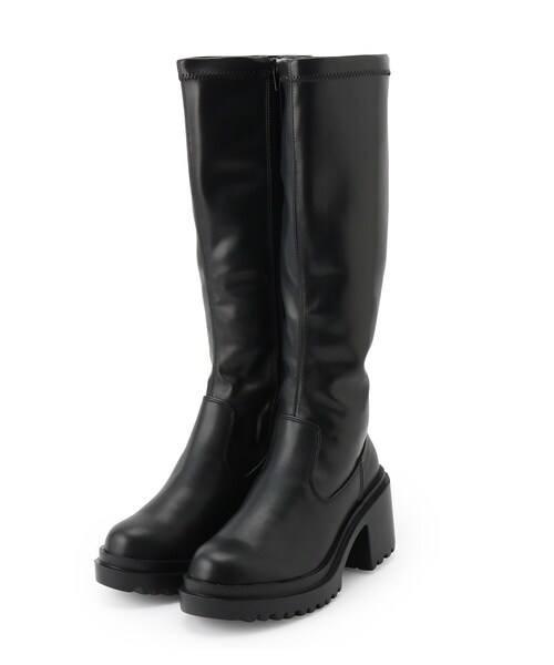 厚底ロングブーツ（ブーツ）｜cs T&P（シーエスティーアンドピー）