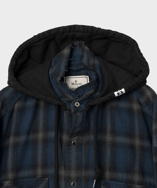 MIHARAYASUHIRO/ミハラヤスヒロ】SWEAT HOODIE L/S SHIRTS