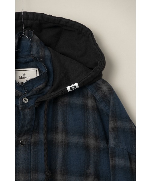 MIHARAYASUHIRO/ミハラヤスヒロ】SWEAT HOODIE L/S SHIRTS（シャツ