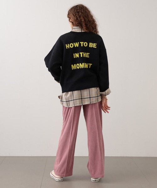 saloon(サルーン)の「SALOON(サルーン)/コーデュロイパンツ【手洗い可】(スラックス・レディース・ブラウン/ピンク/ネイビー・SMALL/MEDIUM)」の10枚目の写真