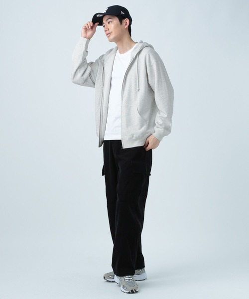 BAYFLOW(ベイフロー)の「LIVELY ZIPスウェットパーカー(パーカー・メンズ・チャコール/オフホワイト・LARGE/MEDIUM)」の3枚目の写真