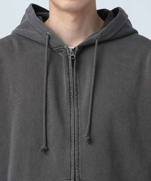 BAYFLOW(ベイフロー)の「LIVELY ZIPスウェットパーカー(パーカー・メンズ・チャコール/オフホワイト・LARGE/MEDIUM)」の8枚目の写真