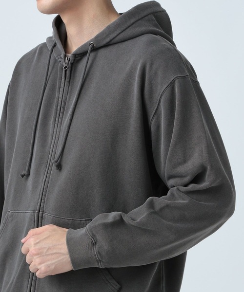 BAYFLOW(ベイフロー)の「LIVELY ZIPスウェットパーカー(パーカー・メンズ・チャコール/オフホワイト・LARGE/MEDIUM)」の9枚目の写真