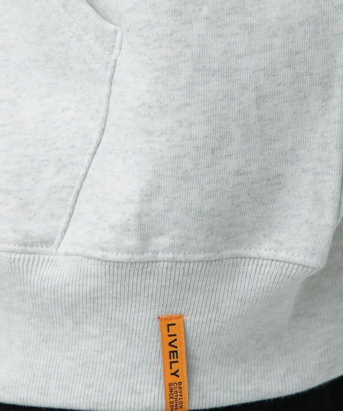 BAYFLOW(ベイフロー)の「LIVELY ZIPスウェットパーカー(パーカー・メンズ・チャコール/オフホワイト・LARGE/MEDIUM)」の13枚目の写真