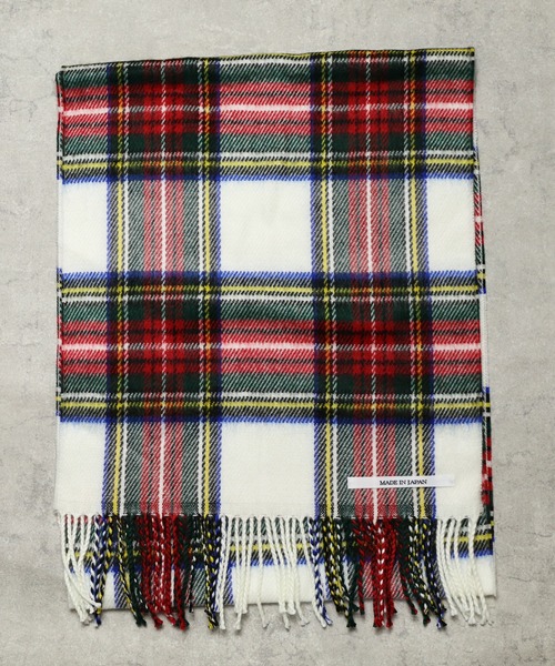 ８(eight)（エイト）の「日本製 無地 チェック マフラー（マフラー・メンズ・ホワイト系その他/ブラック系その他/ホワイト系その他2/ブラック系その他2/グレー系その他2/グレー系その他3/グレー系その他4/ブルー系その他/ベージュ系その他/グリーン系その他/グレー系その他/オレンジ系その他2/ネイビー系/オレンジ系その他/ホワイト/ブラック/ベージュ/グレー/ワインレッド/ピンク/ブラック系その他3/レッド系その他・FREE）」の3枚目の写真