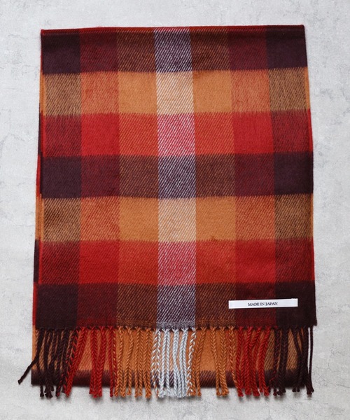 ８(eight)（エイト）の「日本製 無地 チェック マフラー（マフラー・メンズ・ホワイト系その他/ブラック系その他/ホワイト系その他2/ブラック系その他2/グレー系その他2/グレー系その他3/グレー系その他4/ブルー系その他/ベージュ系その他/グリーン系その他/グレー系その他/オレンジ系その他2/ネイビー系/オレンジ系その他/ホワイト/ブラック/ベージュ/グレー/ワインレッド/ピンク/ブラック系その他3/レッド系その他・FREE）」の22枚目の写真