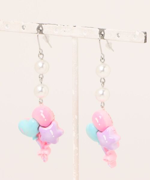 tone(トーン)の「【MUURABBTI】ファンシーバルーンピアス(MA)(ピアス(両耳用)・レディース・ピンク系その他2/ピンク系その他/ブルー・FREE)」の11枚目の写真