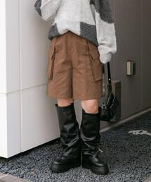 フラップポケットショートパンツ