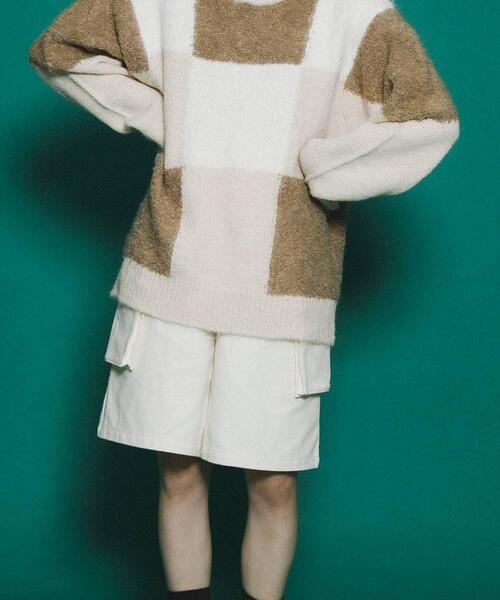 KBF（ケイビーエフ）の「フラップポケットショートパンツ（その他パンツ・レディース・アイボリー/カーキ/チャコールグレー・ONE）」の21枚目の写真