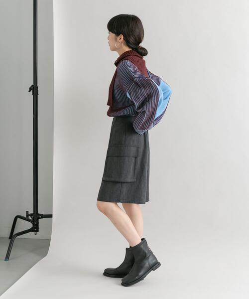 KBF（ケイビーエフ）の「フラップポケットショートパンツ（その他パンツ・レディース・アイボリー/カーキ/チャコールグレー・ONE）」の14枚目の写真