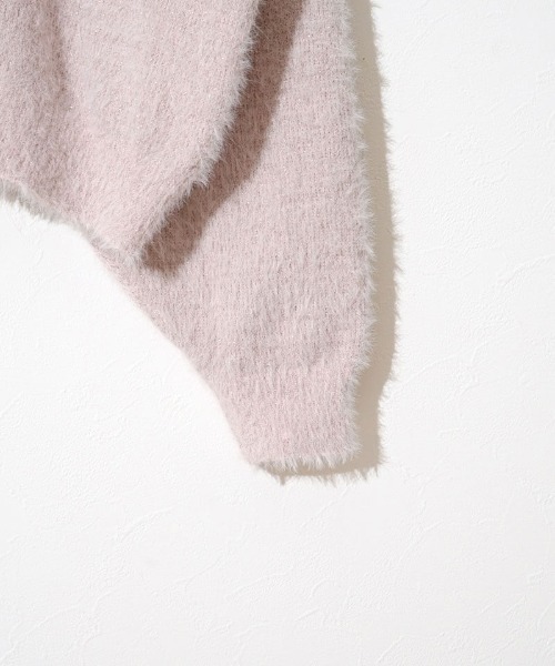 flower（フラワー）の「トゥウィンクルシャギーニット（ニット/セーター・レディース・ブルー/ピンク/アイボリー・FREE）」の16枚目の写真