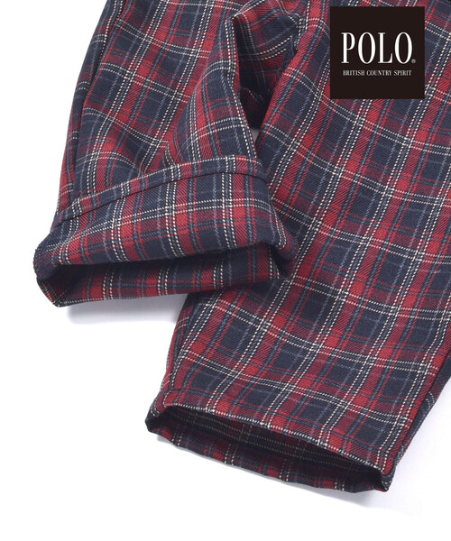 SLAP SLIP BABY（スラップスリップベビー）の「【POLO BCS(ポロ・ビーシーエス)×SLAP SLIPコラボ】【お揃い】チェック襟付きシャツ+おしりポケットサロペット2点セット(70~80cm)（ロンパース・キッズ・グリーン系その他/レッド系その他・70cm/80ｃｍ）」の18枚目の写真