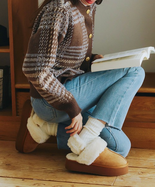 ムートンバックバンドサンダル（サンダル）｜KOBE LETTUCE