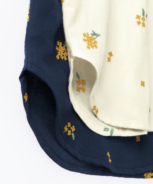 BRANSHES(ブランシェス)の「【おそろい】きんもくせい刺繍長袖シャツ(シャツ/ブラウス・キッズ・アイボリー/ネイビー・90/100/110/130/120/140/150/80)」の19枚目の写真