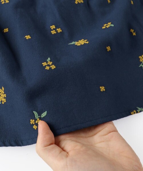 BRANSHES(ブランシェス)の「【おそろい】きんもくせい刺繍長袖シャツ(シャツ/ブラウス・キッズ・アイボリー/ネイビー・90/100/110/130/120/140/150/80)」の21枚目の写真