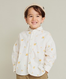 【おそろい】きんもくせい刺繍長袖シャツ