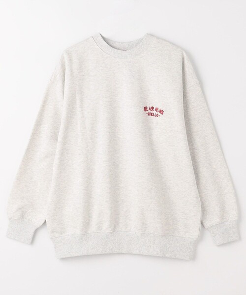 FREAK'S STORE(フリークスストア)の「Joanie/ジョエニー Happy Night Market SWEAT/刺繍 バックプリント クルーネック スウェット(スウェット・メンズ・グレー/ブラック/ホワイト・MEDIUM/LARGE/X-LARGE)」の11枚目の写真