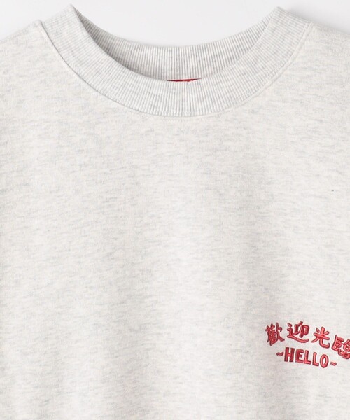 FREAK'S STORE(フリークスストア)の「Joanie/ジョエニー Happy Night Market SWEAT/刺繍 バックプリント クルーネック スウェット(スウェット・メンズ・グレー/ブラック/ホワイト・MEDIUM/LARGE/X-LARGE)」の10枚目の写真