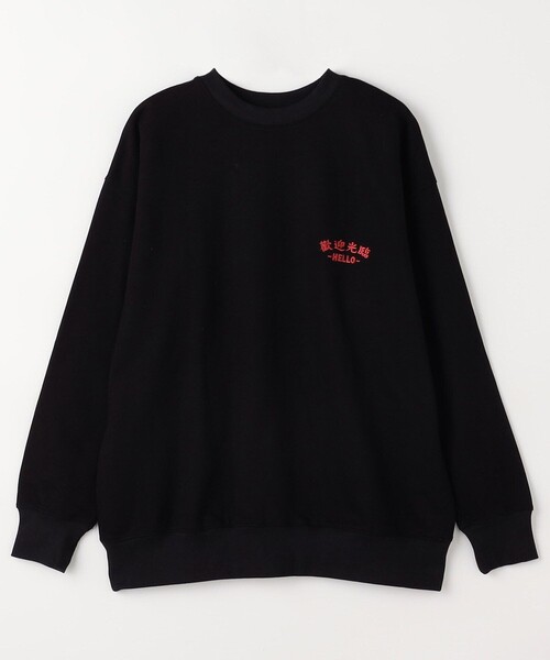 FREAK'S STORE(フリークスストア)の「Joanie/ジョエニー Happy Night Market SWEAT/刺繍 バックプリント クルーネック スウェット(スウェット・メンズ・グレー/ブラック/ホワイト・MEDIUM/LARGE/X-LARGE)」の4枚目の写真