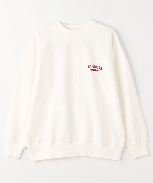 FREAK'S STORE(フリークスストア)の「Joanie/ジョエニー Happy Night Market SWEAT/刺繍 バックプリント クルーネック スウェット(スウェット・メンズ・グレー/ブラック/ホワイト・MEDIUM/LARGE/X-LARGE)」の16枚目の写真