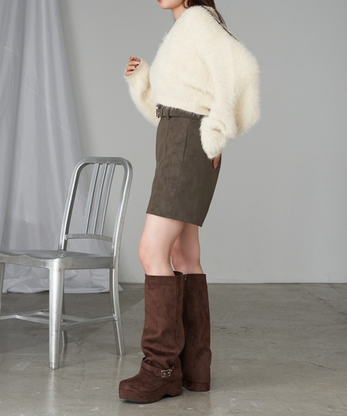 RAY CASSIN（レイカズン）の「レザーハーフパンツ（その他パンツ・レディース・ブラウン/ブラック/ブラウン系その他2・FREE）」の10枚目の写真