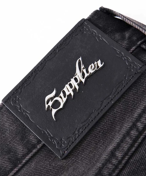 SUPPLIER(サプライヤー)の「SUPPLIER/サプライヤー Fleur Cutting Double Knee Denim Pants デニムパンツ(デニムパンツ・メンズ・ブルー/ブラック・L/XL/M)」の18枚目の写真