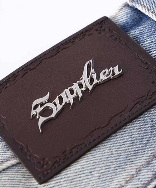 SUPPLIER(サプライヤー)の「SUPPLIER/サプライヤー Fleur Cutting Double Knee Denim Pants デニムパンツ(デニムパンツ・メンズ・ブルー/ブラック・L/XL/M)」の19枚目の写真