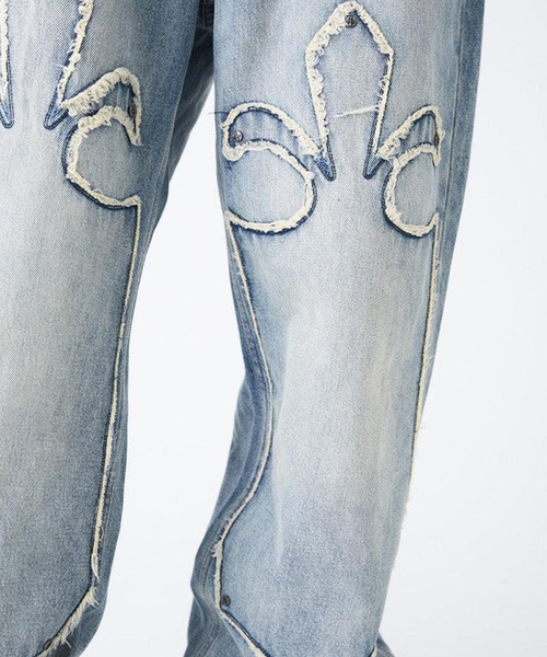 パンツ SUPPLIER Fleur Cutting Denim Pants Fleur Cutting Double Knee Denim Pants｜SUPPLIER｜デニムパンツ