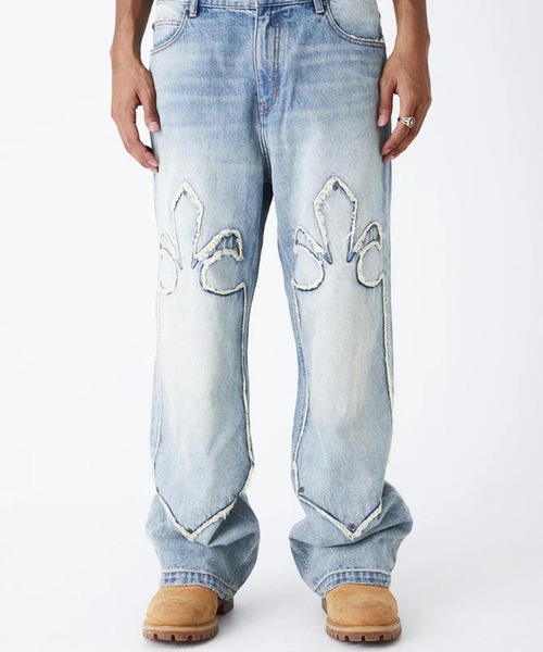 パンツ SUPPLIER Fleur Cutting Denim Pants Fleur Cutting Double Knee Denim Pants｜SUPPLIER｜デニムパンツ