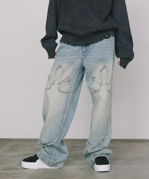 supplierデニムパンツ Rhinestone Denim Pants｜SUPPLIER｜デニムパンツ