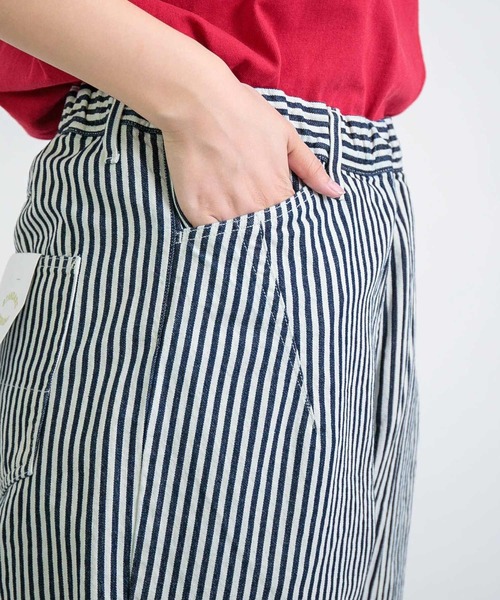 D.M.G.（ドミンゴ）の「[D.M.G / ディーエムジー] ヒッコリー ワークイージーパンツ（デニムパンツ・レディース・ブルー系その他・M/S）」の15枚目の写真