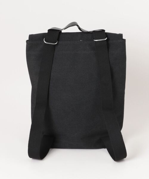 an meets zakka(アンミツザッカ)の「an meets zakka フラップコットンキャンバスリュック / レディース メンズ ユニセックス 鞄 カバン バック バックパック(バックパック/リュック・レディース・ベージュ/ブラック・ONESIZE)」の6枚目の写真