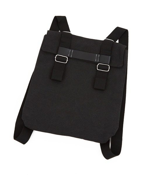 an meets zakka(アンミツザッカ)の「an meets zakka フラップコットンキャンバスリュック / レディース メンズ ユニセックス 鞄 カバン バック バックパック(バックパック/リュック・レディース・ベージュ/ブラック・ONESIZE)」の10枚目の写真