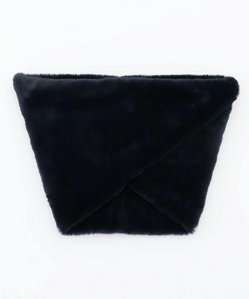 FRAPBOIS（フラボア）の「カラースヌード（ネックウォーマー/スヌード・レディース・オフホワイト/グレイッシュベージュ/ネイビー・FREE）」の3枚目の写真